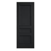 Black Toledo Internal Fire Door Wooden Timber 
